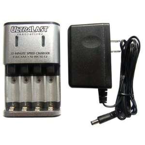  Ultralast 30 Minute AAAAA Multi Voltage Charger Camera 