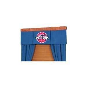  Detroit Pistons MVP drapes and valance set 82x84 Sports 