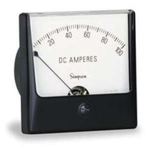  Simpson 1227 0 50 Adc 2.5 Simp Analog Panel Meter