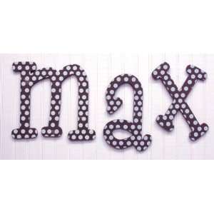  My Baby Sam Polka Dot Letter a, Brown/White: Baby