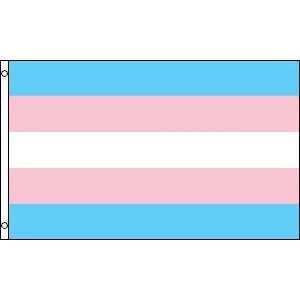   Novelty Flag   Transgender Pride Pink/Blue: Office Products