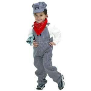  Jr Train Engineer Suit Child Costume Ages 4 6 (BTE 46) Toys & Games