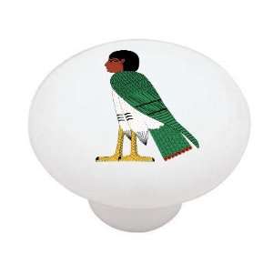  Egyptian Soul Ba Decorative High Gloss Ceramic Drawer Knob 