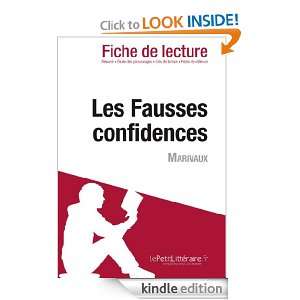 Les Fausses confidences de Marivaux (Fiche de lecture) (French Edition 