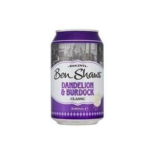 Ben Shaws Dandelion & Burdock Case 24 x 330ml Cans:  