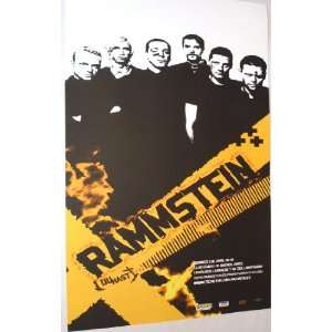  Rammstein Poster   Concert Flyer   Argentina: Home 