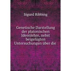  beigefÃ¼gten Untersuchungen Ã¼ber die .: Sigurd Ribbing: Books