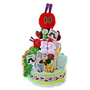   Hungry Caterpillar Diaper Cake   Unique Baby Shower Gift Idea Baby