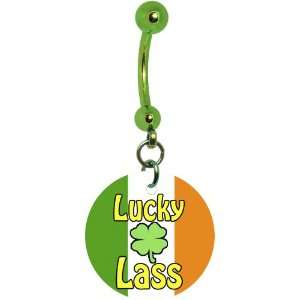  Irish Lucky Lass Belly Ring: Jewelry