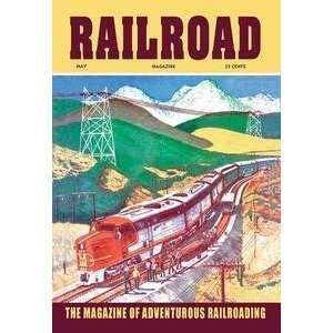   Art Railroad The Magazine of Adventurous Railroading, 1954   06092 1