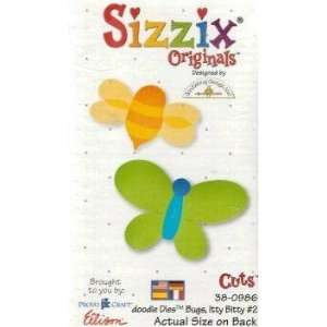   Itty Bitty Bugs #2 Sizzix Die 38 0986: Arts, Crafts & Sewing