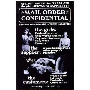  Mail Order Confidential (1968) 27 x 40 Movie Poster Style 