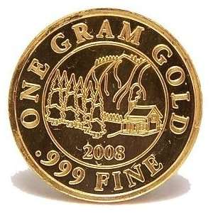  2008 COHEN MINT 1 GRAM .999 GOLD BULLION 