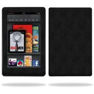   Cover for  Kindle Fire 7 inch Tablet Black Leather: Electronics