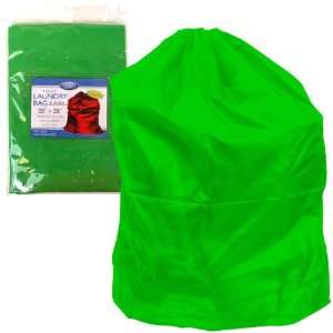  Heavy Duty Jumbo Sized Nylon Laundry Bag   Green: Home 