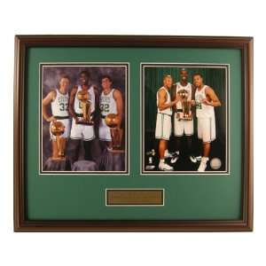  Celtics Big 3 Champions 2 8x10 collage framed (old and new 