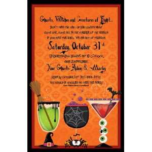  Spirits and Spooks Halloween Party Invitations: Health 