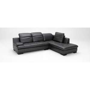  Vig Furniture 1052   Espresso Bonded Leather Sectional 