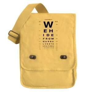   Field Bag Yellow Optometrist Opthamologist Eye Chart: Everything Else