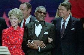 Charles with President Ronald Reagan and First Lady Nancy Reagan 