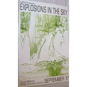  Explosions in the Sky Poster   D Concert Flyer: Home 