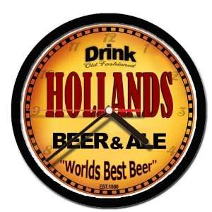  HOLLANDS beer and ale cerveza wall clock: Everything Else
