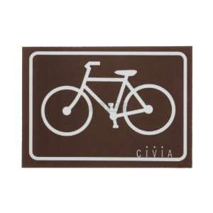  Civia Bike Friendly Sticker Brown Reflective: Sports 