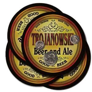  Trojanowski Beer and Ale Coaster Set: Kitchen & Dining