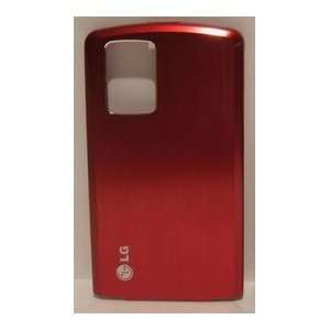  NEW LG OEM CU720 RED BATTERY DOOR COVER: Electronics