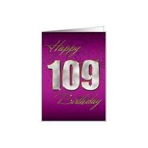  Bling Happy Birthday   109th Card: Toys & Games