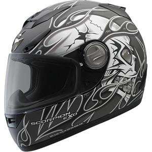  Scorpion EXO 700 Crackhead Helmet   X Large/Matte Dark 