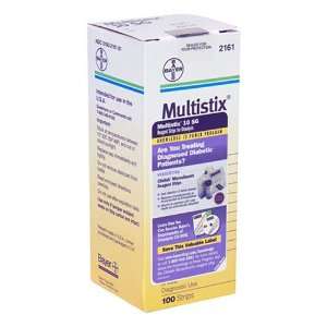 Multistix 10 S G Reagent Strips for Urinalysis, Tests for 10 separate 