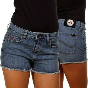    Pittsburgh Steelers Ladies Tight End Jean Shorts