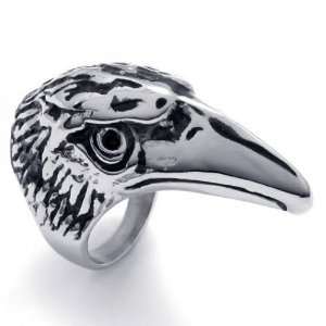 CET Domain SZ14 75690 8 Mens & Womans Eagle Head Titanium Jewelry Ring 