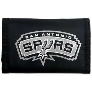  San Antonio Spurs Nylon Trifold Wallet: Sports & Outdoors