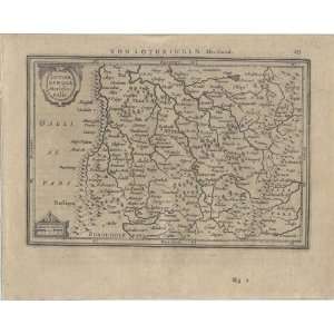  Antique Map of Europe France, 1634