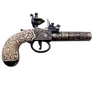   Pocket Pistol by Kumbley & Brum, London 1795   Brass: Everything Else