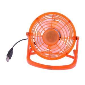   : Orange Adjustable Plastic USB Mini PC Computer Fan: Home & Kitchen