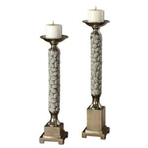  19426 Cabry, Candleholders, S/2 by uttermost