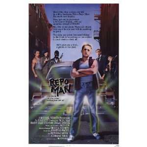  Repo Man 1984 Original Folded Movie Poster Approx. 27x41 