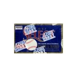  1993 Score Select Rookie & Traded Baseball Hobby Box: Toys 