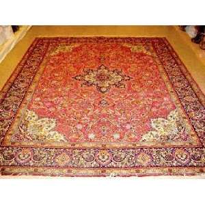 10x13 Hand Knotted Tabriz Persian Rug   101x136