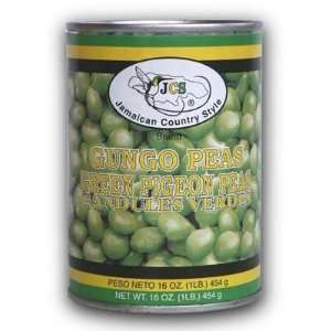 Gungo Peas (Green Pigeon Peas), 15oz  Grocery & Gourmet 