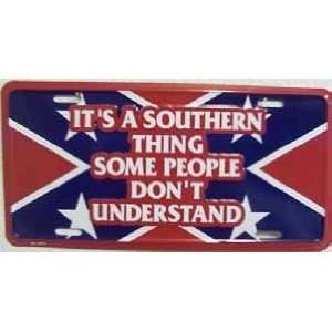  America sports Its a Southern Thing License Plate: Sports 