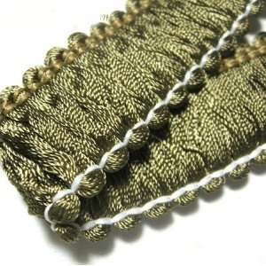  Wrights Olive Mini Loop Fringe  5 yrds Arts, Crafts 