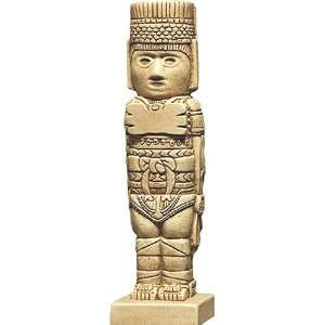   Warrior Standing Precolumbian Statue   P 012S 