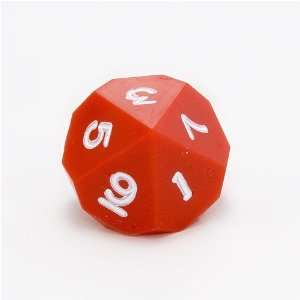   GameScience Opaque Precision d10 Dice, Red, hand inked: Toys & Games