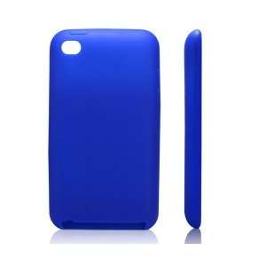 Blue / Silicone Skin Case / Cover / Shell for Apple iPod Touch 4 (Free 