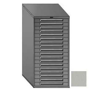  Equipto 30W Modular Cabinet 18 Drawers W/Dividers, 59H 