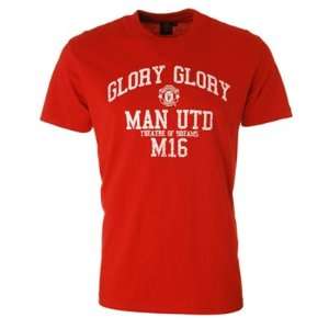  Manchester United FC. Mens T Shirt   Large: Sports 